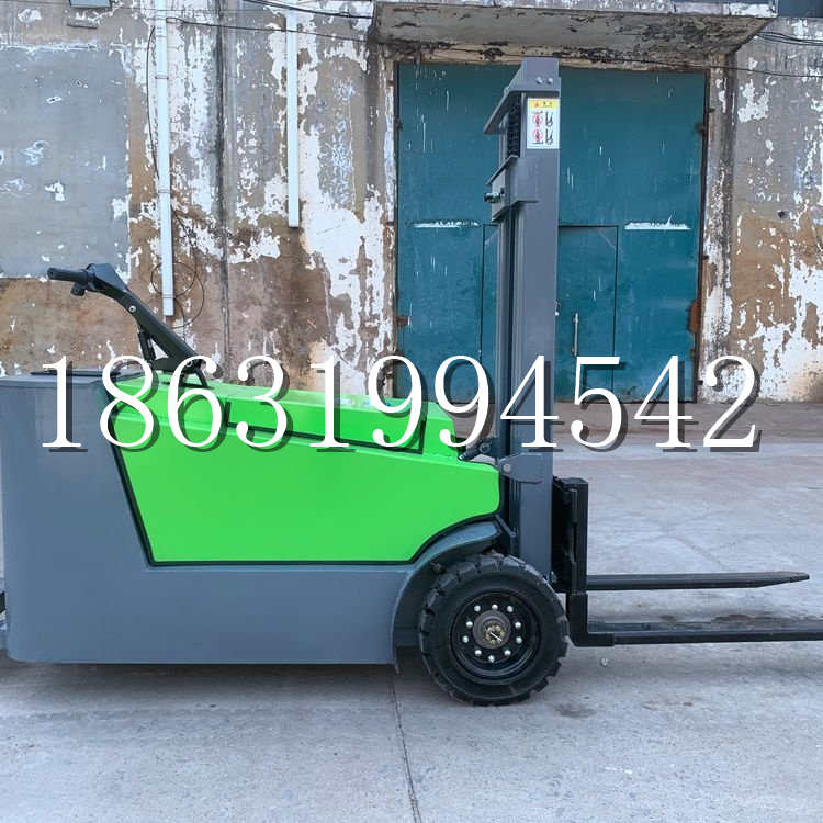 海口市小型电动叉车1吨2吨步行站驾式电瓶堆高充电装卸车液压升降车铲车